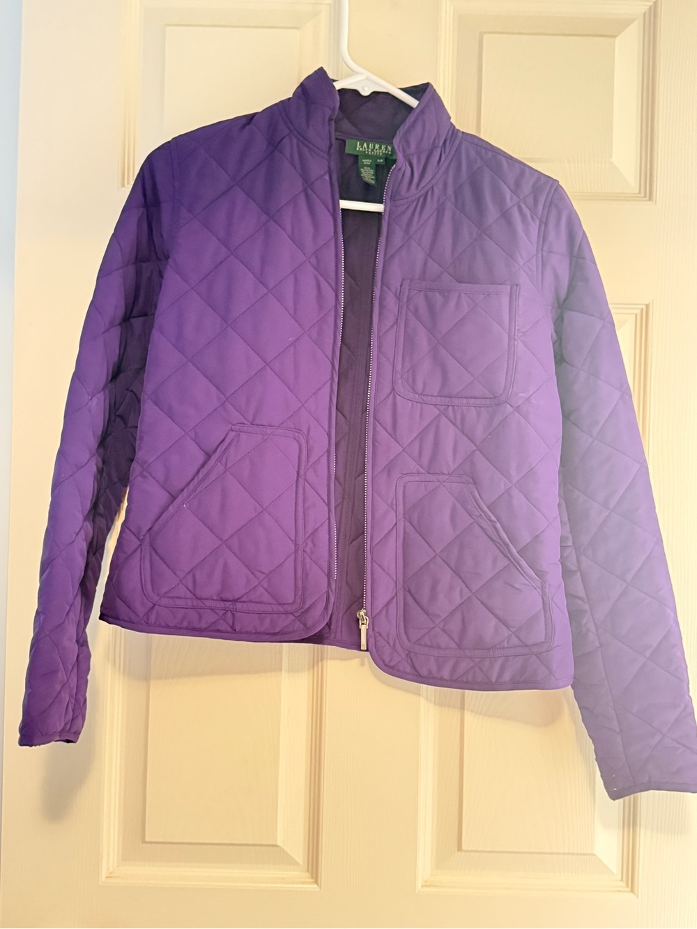 Ralph Lauren Purple Quilted Jacket